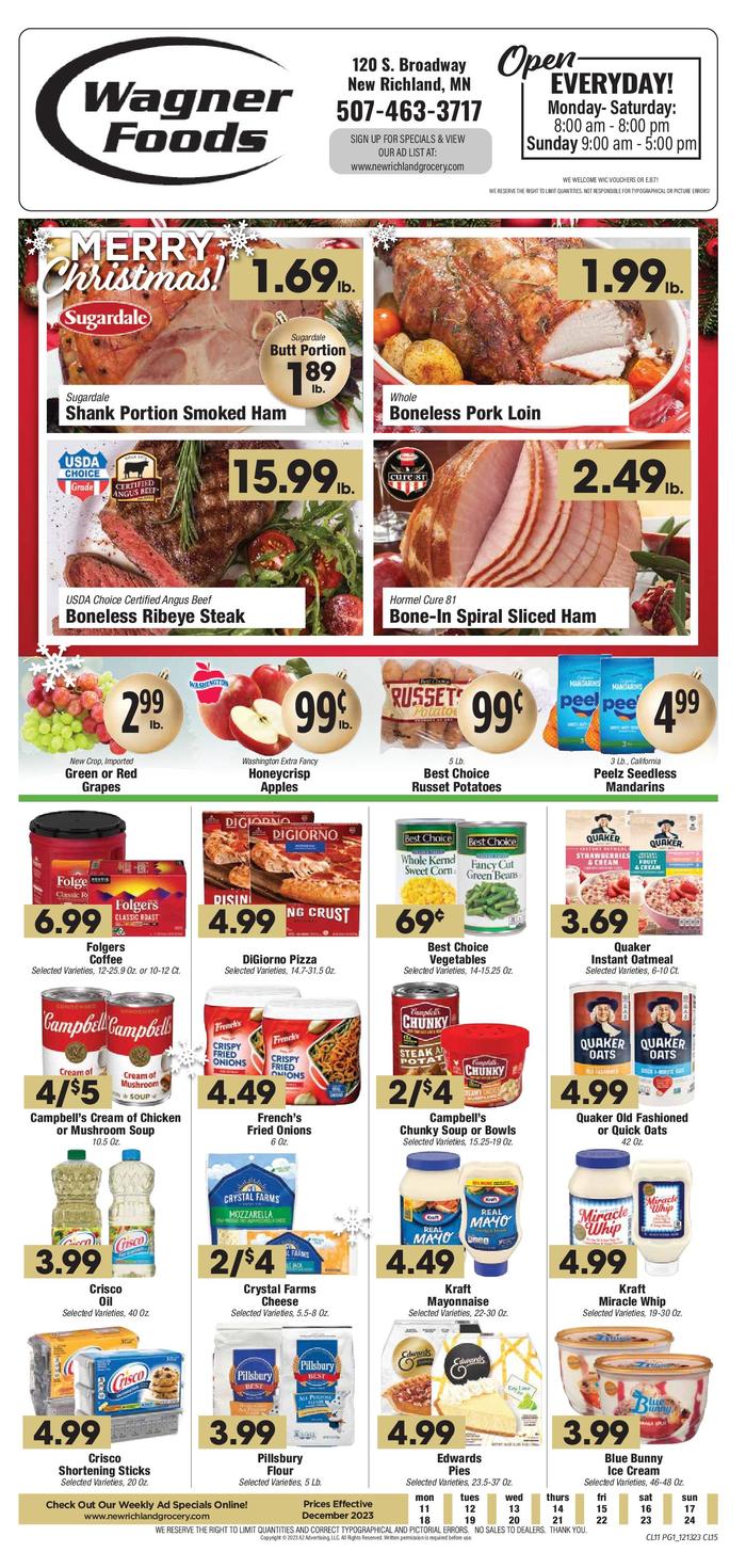 Wagner Foods | Ad Specials